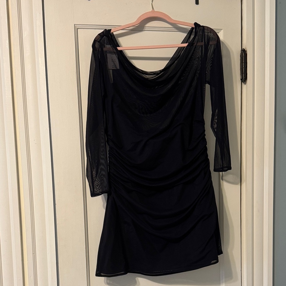 Abercrombie & Fitch Black Long Sleeve Dress